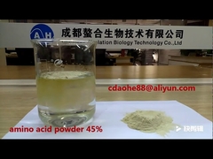 40% مسحوق حمض أميني عضوي زراعي قابل للذوبان في الماء بنسبة 100%